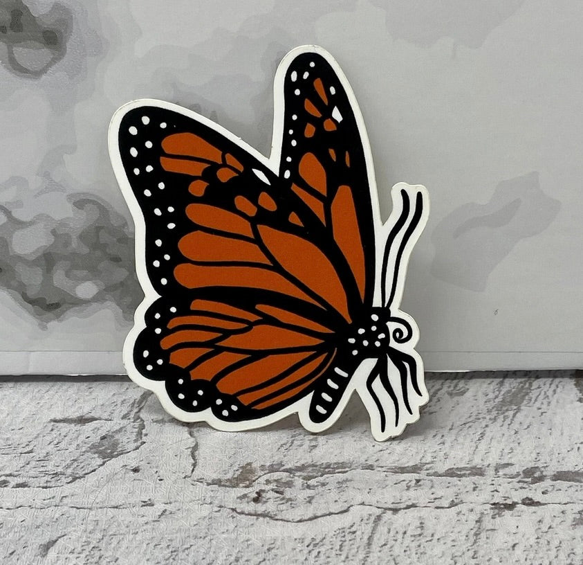 Monarch Butterfly Sticker