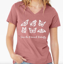 Load image into Gallery viewer, Save the Monarch Butterfly T-shirts
