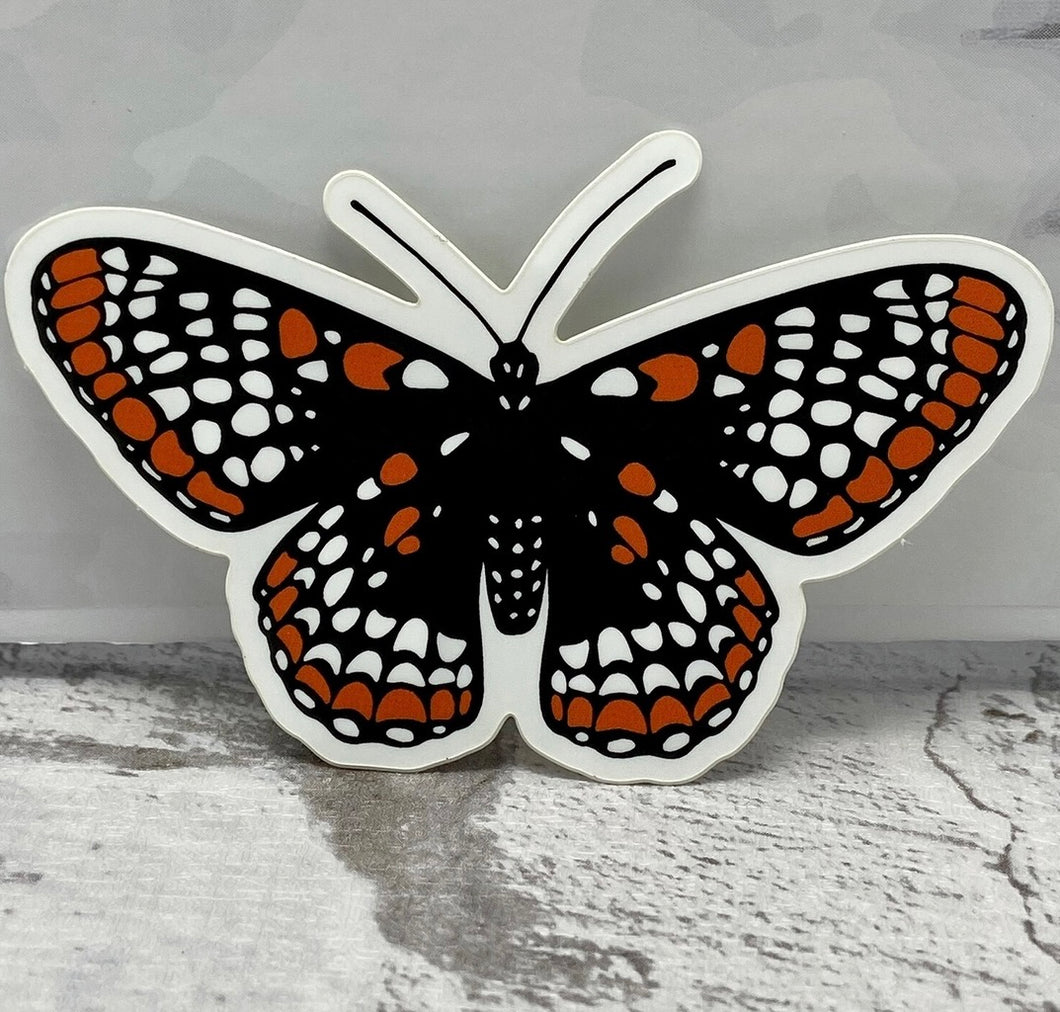 Baltimore Checkerspot Sticker